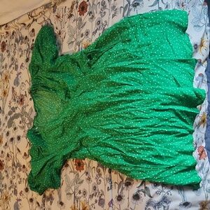 A New Day : wrap dress ,Green